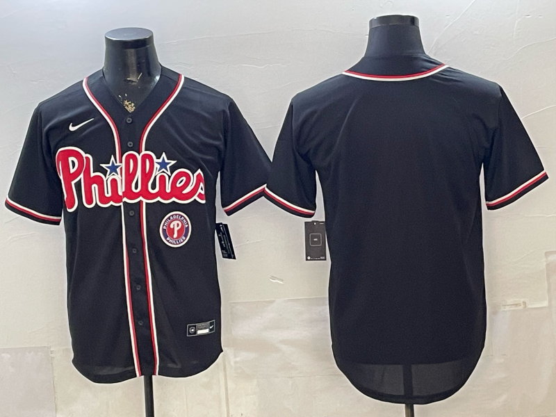 Men 2026 Philadelphia Phillies blank black Game Nike MLB Jersey 0621008->philadelphia phillies->MLB Jersey